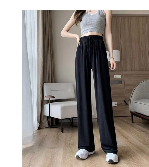 Summer Comfy High Waisted Wide Leg Pants